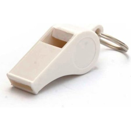 KEMP USA Kemp Plastic Pea Whistle, White,  10-423-WHI